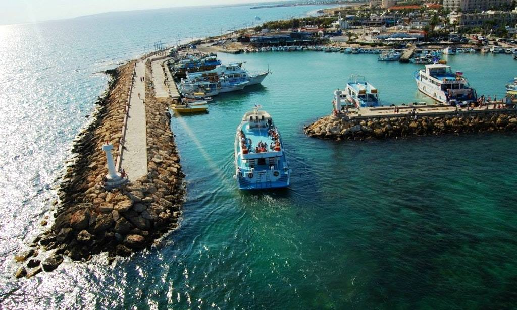 Sunset view from the Aphrodite II cruise